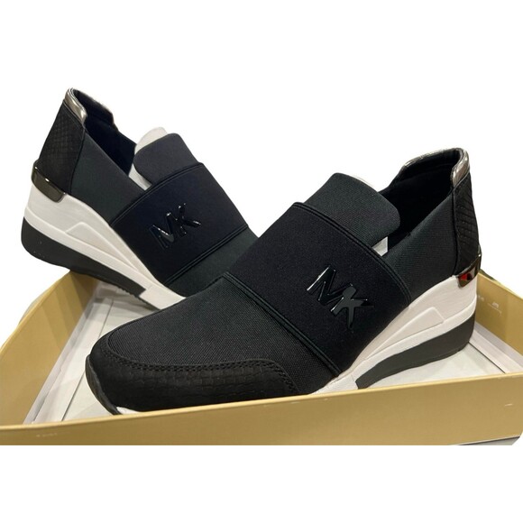 Michael Kors Felix Women's Trainer Tech Canvas Sneakers Size 7 - Picture 1 of 8
